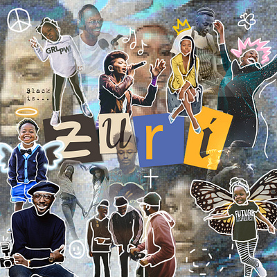 Zuri collage design digitalcollage graphic design photoshop