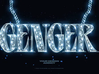 Dimlexia – Bling Bling Text Effect and Logo Style Vol.8 3d design effect effects free free download graphic design logo psd text