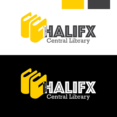 Halifax Central Library Logo Design brand identity branding creative logo design designing dribble graphic design illustration library librarylogo logo logodesign milimastic logo vector