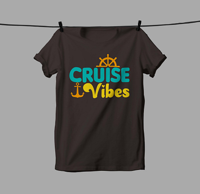 Cruise vibes T-Shirt Design 4 adventure apparel cruise design graphic design illustration outdoors t shirt tee tshirt