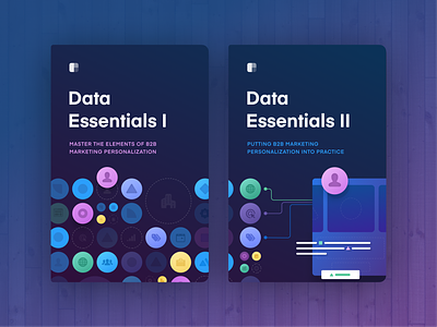 Data Essentials I & II cover design - Clearbit books data ebook