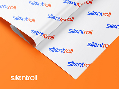 SilentRoll | Flat logo monogram sign | Rolled carpet line silentroll symbol wrap wrapping