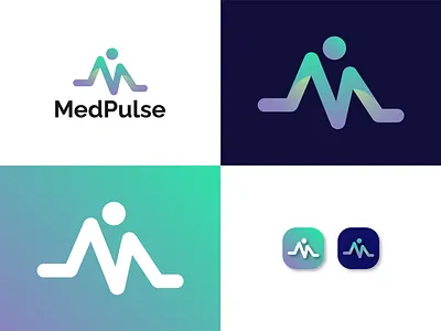 MedPulse Modern Logo creative logo gradient logo hospital logo icon logo logo design logo designer logo process logos m letter logo medical medical logo meditation meditation logo minimal logo modern logo professional logo pulse pulse logo unique logo