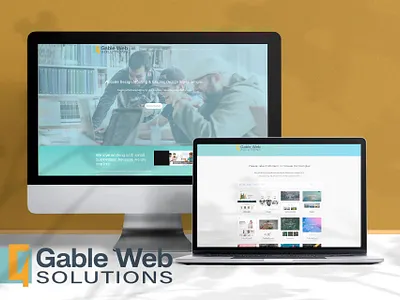 Gable Web Solutions Website branding design graphic design illustration logo typography vector website design