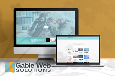 Gable Web Solutions Website branding design graphic design illustration logo typography vector website design