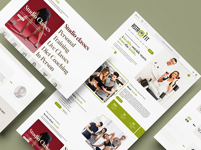 This is an online and offline Fitness training website best business corporate design flat graphic design modern multipurpose ui unique ux web website website design