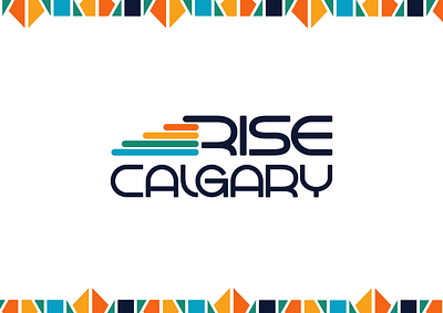Rise Calgary Logo Redesign affinity amateur branding design graphic design illustration logo nonprofit redsign typography