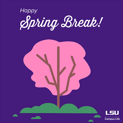 Happy Spring Break! brand guidelines graphic design illustration motion graphics typography