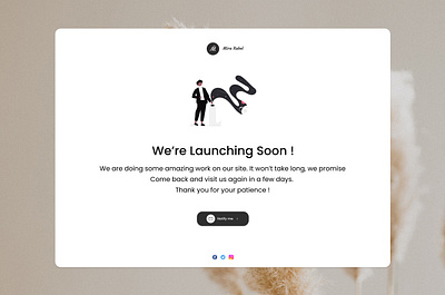 Launching Soon design illustration ui ux