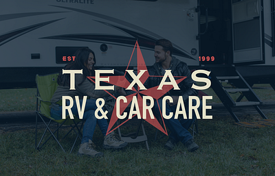 Texas RV & Car Care Rebranding branding design graphic design illustration landing page logo ui user experience vector