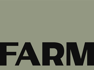 FARM Hydroponics branding graphic design logo motion graphics typography visualidentity
