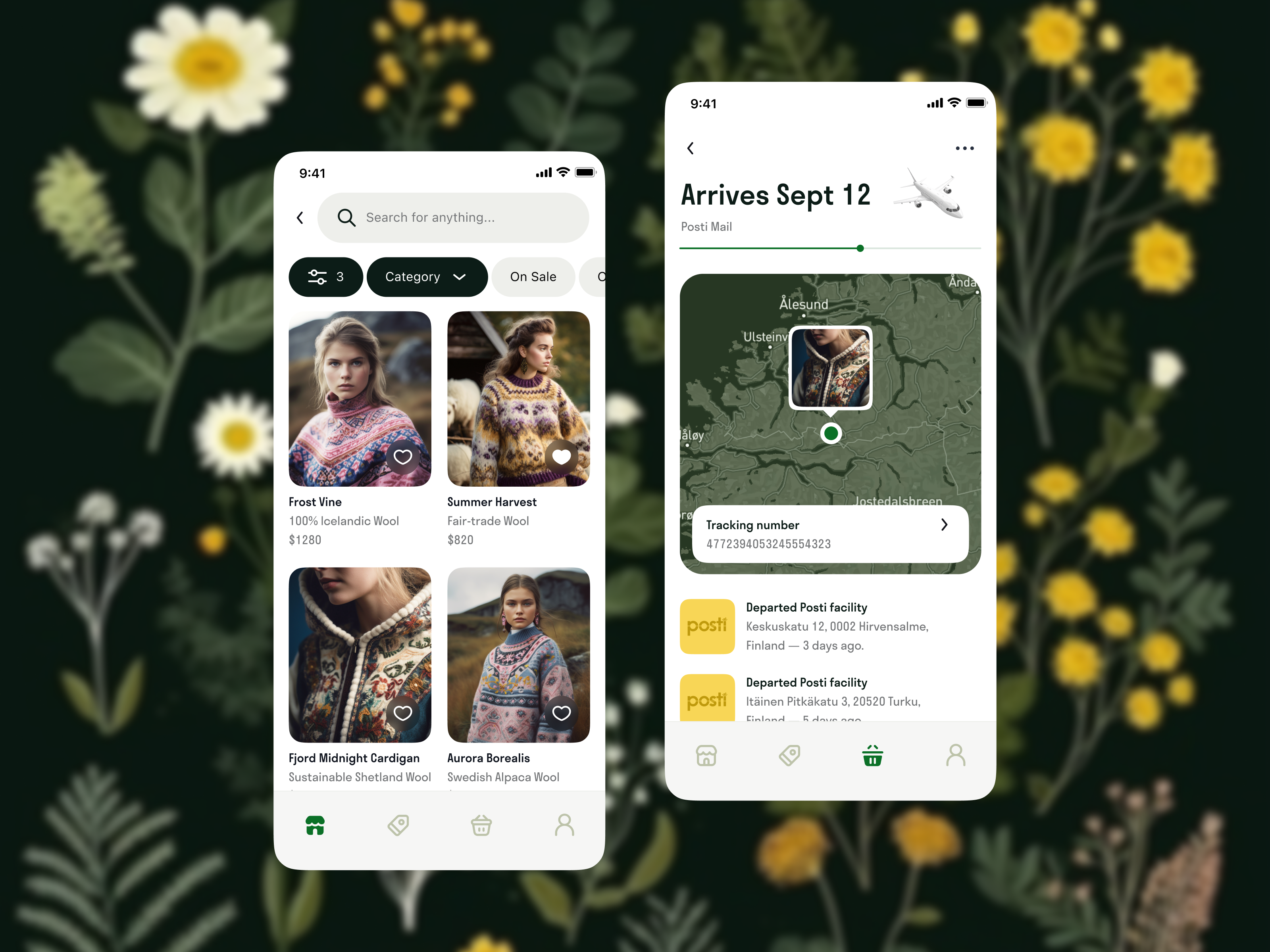 Mobile App for Scandinavian Eco-friendly Online Shop app concept ecommerce online online shop online shopping ui