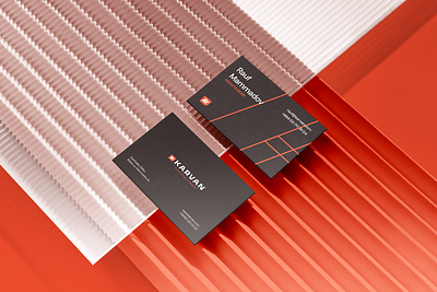 KARVAN™ - Business Card Design branding business card graphic design