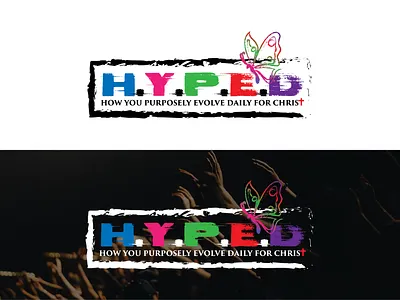 H.Y.P.E.D Logo app branding design graphic design illustration logo typography ui ux vector