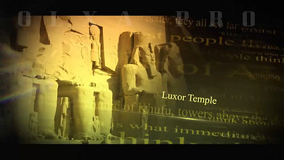 OLxaPro & Client Best Time to Visit Egypt 2020 (2) 3d logo after effects after effects animation animation branding events logo after effects motion graphics