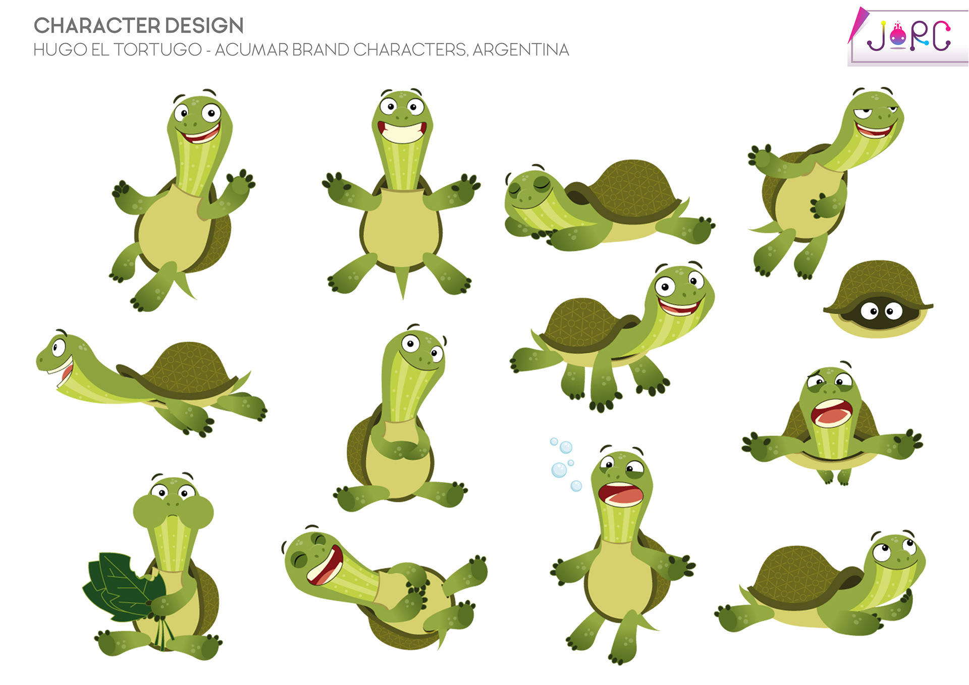 CHARACTER DESIGN "HUGO EL TORTUGO " animation branding character design children book design graphic design illustration motion graphics vector