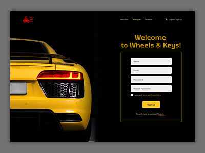 Sign up page design authorization design log in log on sign in sign up ui ux verify web design