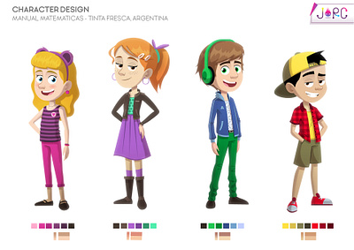 CHARACTER DESIGN - "TINTA FRESCA CHILDREN BOOK" character design children book design illustration vector