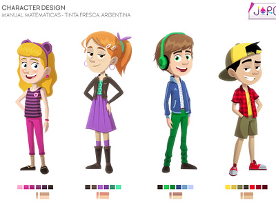 CHARACTER DESIGN - "TINTA FRESCA CHILDREN BOOK" character design children book design illustration vector