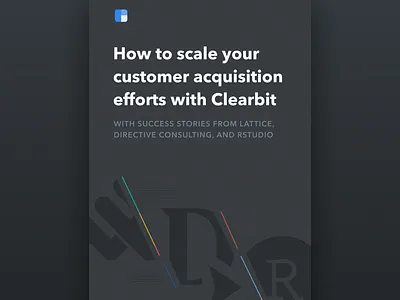 Ebook cover & visual language - Clearbit book cover ebook graphic design illustration lattice rstudio