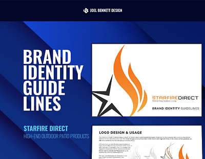 Starfire Direct Brand Identity Guidelines branding design graphic design illustration logo typography ui ux vector