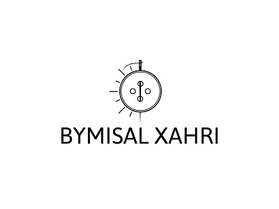 BYMISAL XAHRI I Logo I Clothing Brand branding button clothing brand design fashion graphic design illustration logo logo design minimal logo needle stitch vector