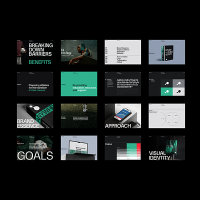 2ndGoal — Brand Guidelines brandguide branding dark design graphic design logo mockup sports styleguide typography ui ux