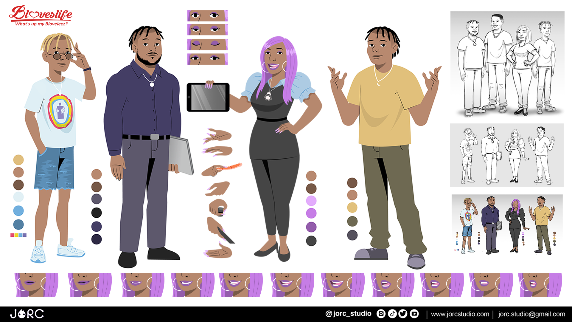 Bloveslife Art Direction animation art direction branding character design design illustration motion graphics storyboard vector visual development