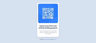 QR code component design html ui ux