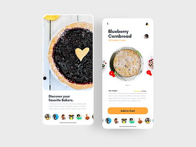 A mobile app dedicated to Catering app design bakers catering app design process mobile design pastry product designer uiux user user interface web design