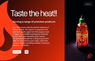 REDESIGN HOT SAUCE PRODUCT design graphic design motion graphics product ui ui design