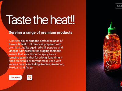 REDESIGN HOT SAUCE PRODUCT design graphic design motion graphics product ui ui design