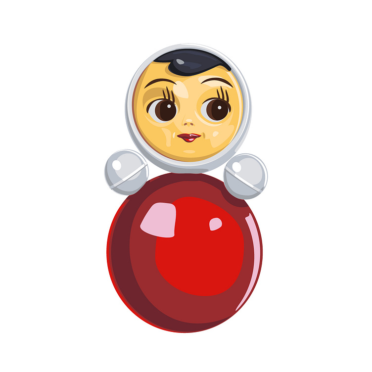 Игрушка неваляшка (ванька-встанька) для малышей by Сергей on Dribbble