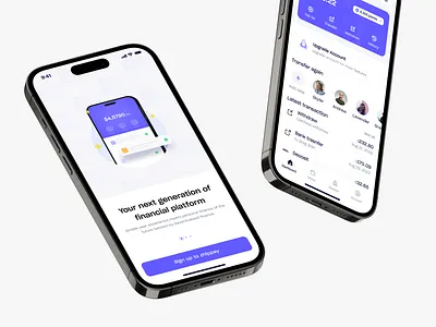 e-wallet mobile apps design avatar cashless clean ui e money e wallet finance app financial app fintech ios mobile app onboarding screen payment app uidesign wallet app