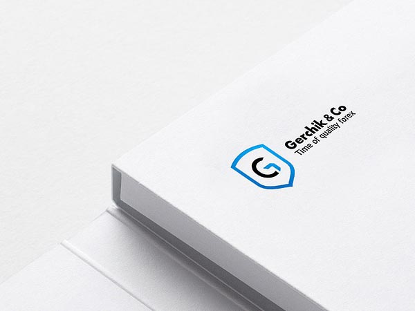 Gerchik & Co brand branding currency cutaway design folder forex graphic design guideline icon illustration logo logotype market money trade typography vector
