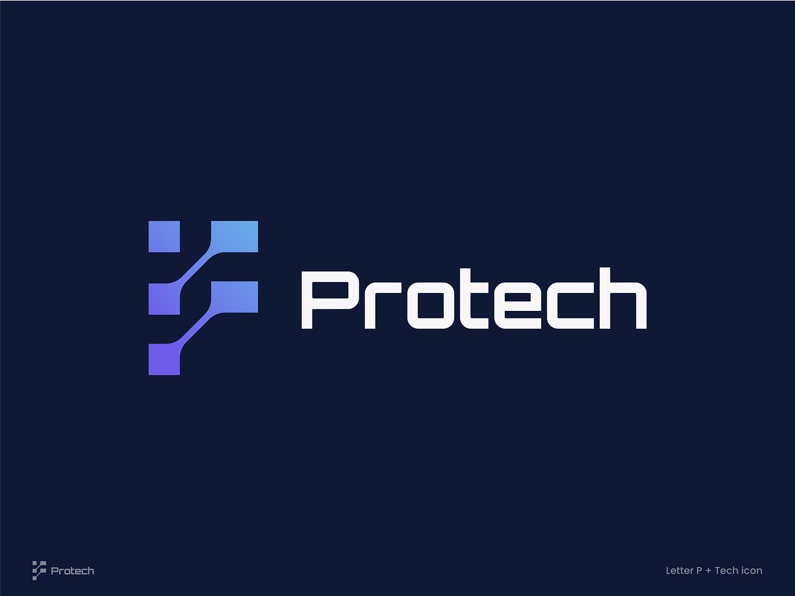 Protech - Tech logo- Letter P Logo mark by Aminul Islam | Logo ...