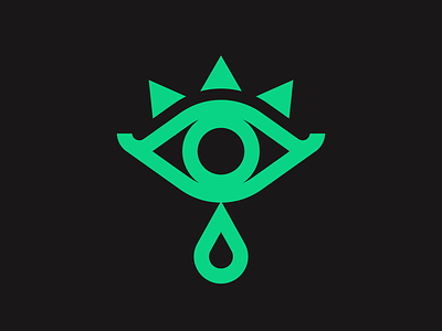 Sheikah Tears drop eye icon logo sheikah tears of the kingdom zelda zonai