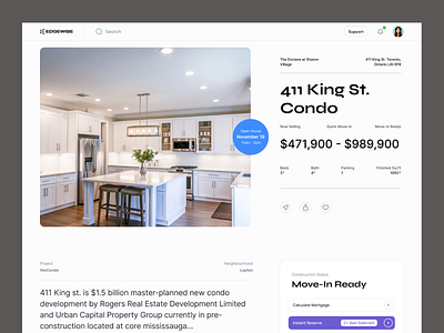 Real Estate Listing Details app branding design homes inspiration listing realestate ui ux