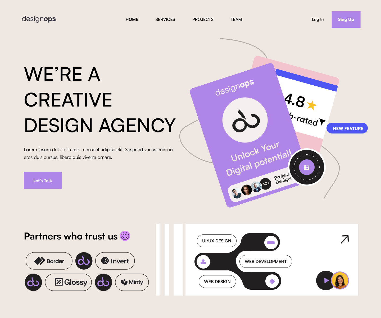 Landing Page Design by Sheikh Muhi Uddin on Dribbble