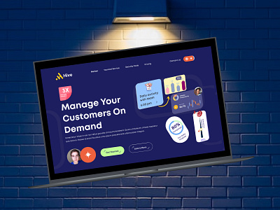 Saas Landing Page activity maintain app clean daily maintain dark design illustration minimal saas saas website ui web