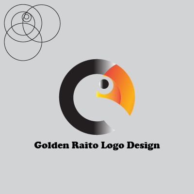 Golden Raito Logo Design app branding design graphic design illustr logo ui ux vector
