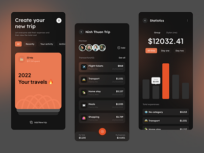 TravelCalc App app design design interactiondesign mobiledesign ui uidesign userexperience userinterface ux visualdesign web design