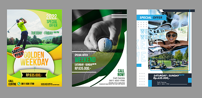 Golf Poster adobe illustrator branding design golf graphic design illustration poster