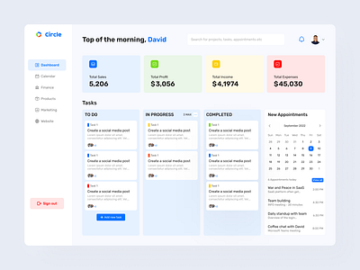 Project Management Dashboard dashboard dashboard design fintech product design project management project management dashboard saas saas design ui ux design web design