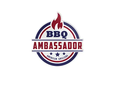 BBQ Ambassador for American Grilles [Design Musketee] american grills bbq bbq ambassador bbq logo bbq sticker best branding brandmark design designmusketeer graphicdesign grill logo illustration logo logoinspiration logomark protap protap chandra