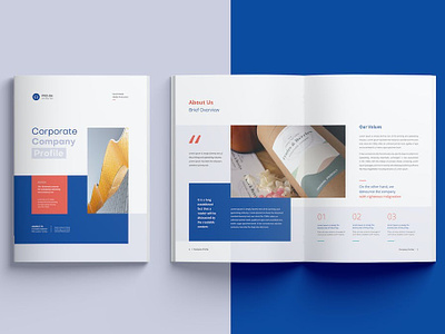 Corporate Company Profile a4 annual annual report annual report brochure bifold brochure brand identity brochure brochure design brochure template company company brochure company profile corporate brochure flyer indesign lookbook magazine print printable proposal