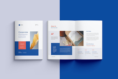 Corporate Company Profile a4 annual annual report annual report brochure bifold brochure brand identity brochure brochure design brochure template company company brochure company profile corporate brochure flyer indesign lookbook magazine print printable proposal