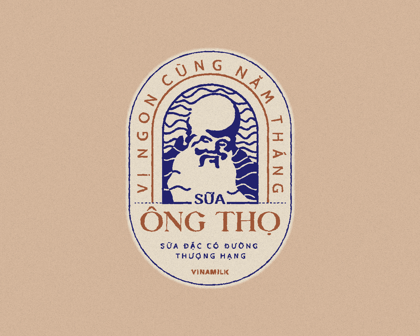 An old Vietnamese milk brand - Ong Tho by Nhat Nam Vu on Dribbble