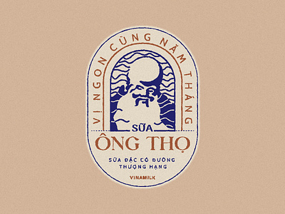 An old Vietnamese milk brand - Ong Tho branding design graphic design illustration isotype logo mark ui ux vector