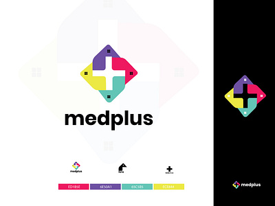 Medpluse logo branding care design graphic design health healthcare helth illustration letter logo logo medical medpluse typography vector